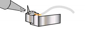 Soldering the battery clip